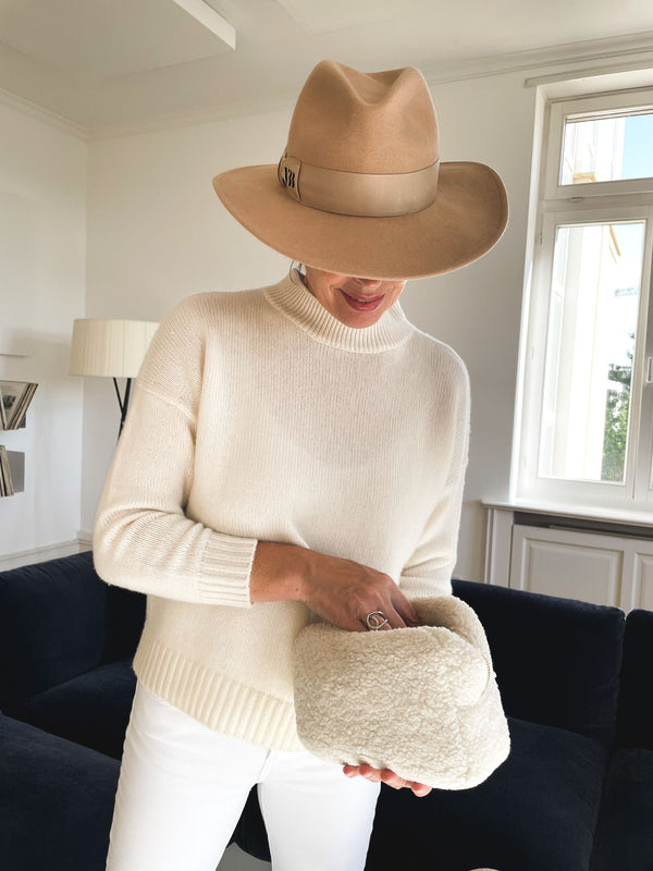 Cashmere Pullover soft white - Sincerely