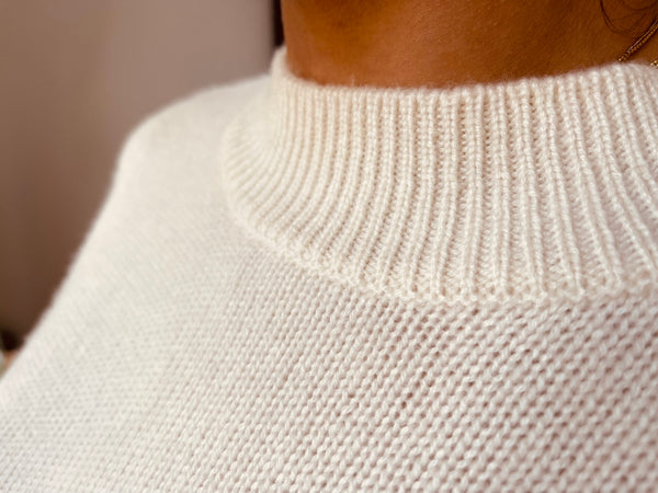 Cashmere Pullover soft white - Sincerely